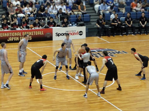バスケ男子日本代表vsジョージ・ワシントン大学を観戦する