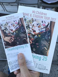 「Mr.Children DOME & STADIUM TOUR 2017 Thanksgiving 25 」8/13