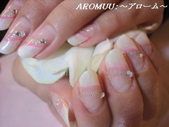お呼ばれ春ネイル*