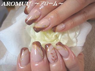 チョコ&モカ*リーフ添え