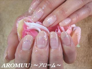 ベージュフレンチネイル