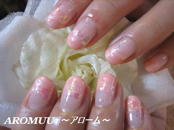 まかろんオレンジのふわふわマーブル