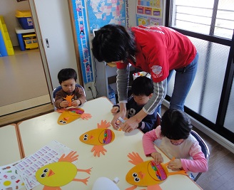 Craft　＊　Preschool　4月