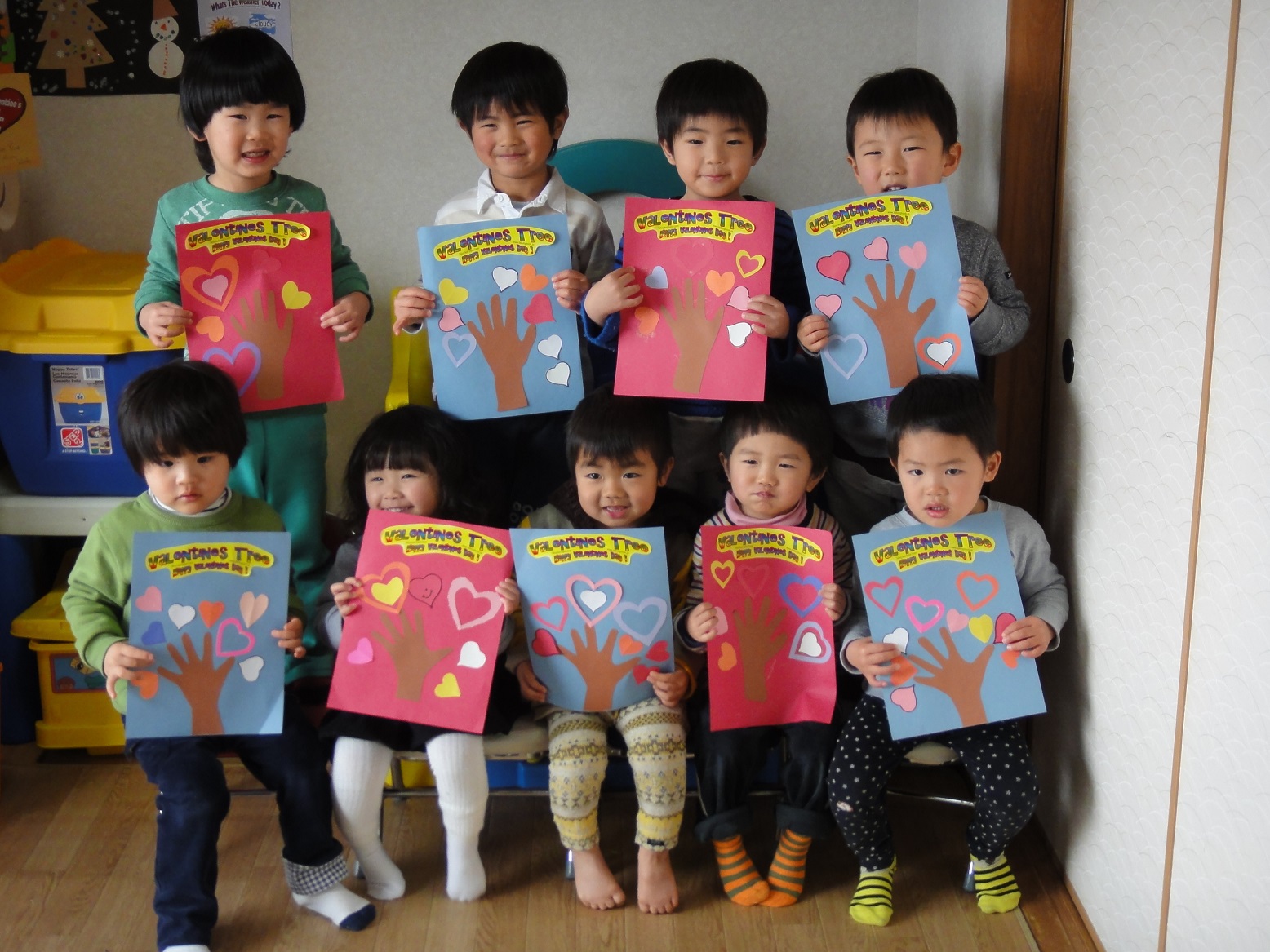 Art & Craft  　＊　 Preschool  2月