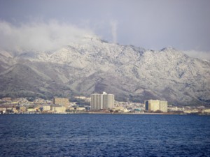 今日の打出浜 2012.1.12