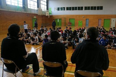 【レイクスキャラバン】大津市立青山小学校訪問レポート