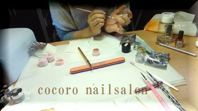 先日のセルフジェルレッスン。