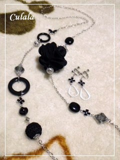 新作ロングネックレスできました ♪