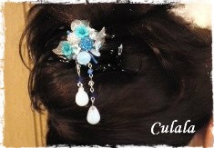 “ ペパーミントレース ” と 夏のヘアアクセ ✽
