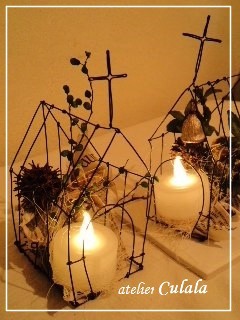 キャンドルホルダー 作りました ✰ キャンドルホルダー 作りました ✰