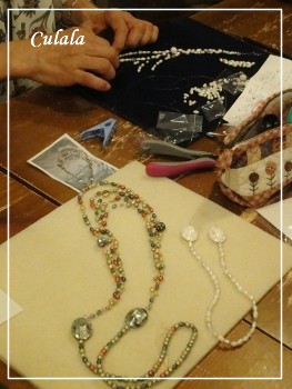 ブレスのサイズ直し と レッスン作品☆