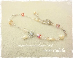 この夏の生徒さん作品 ~ ピアス・ブレスレット 編 ~ ♪ この夏の生徒さん作品 ~ ピアス・ブレスレット 編 ~ ♪