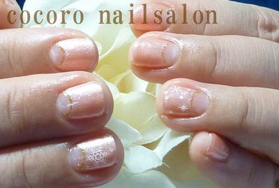 ラメ入りピンク。