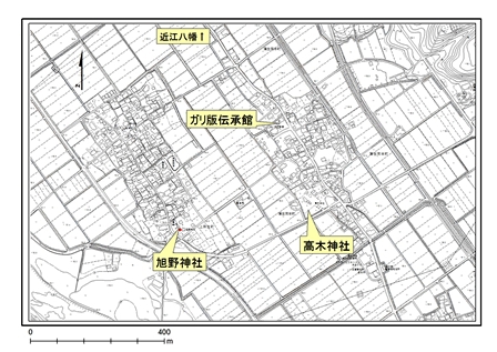 高木神社・旭野神社の場所 高木神社・旭野神社の場所