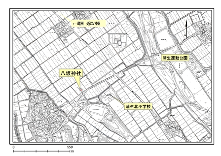 八坂神社の場所 八坂神社の場所