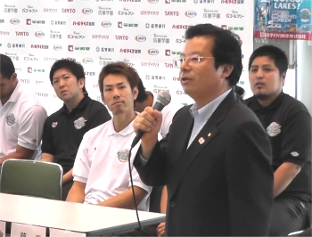 ~2012-2013シーズン新チーム発表~ 一般公開記者会見
