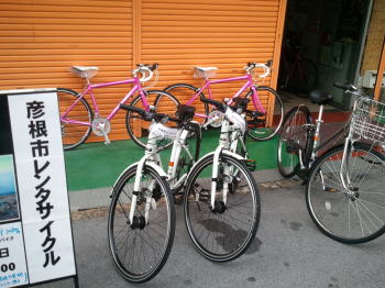 彦根市レンタサイクル がはじまっています