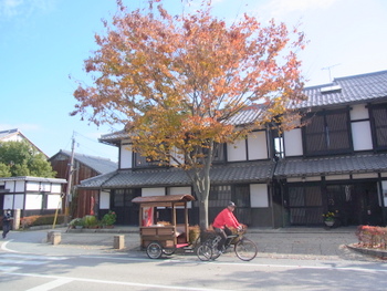 2012.12.01　七曲アートイベントで自転車タクシー無料体験