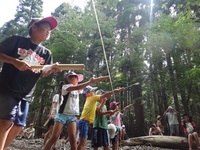 7月21日　幼児のためのデイキャンプ～川遊び～