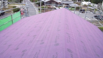 屋根工事：滋賀県草津市の新築工事