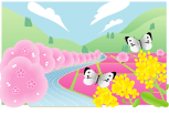 春のイラスト