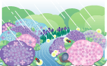梅雨のイラスト