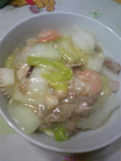 夕食は