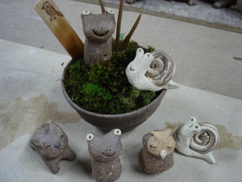 水無月展 寄せ植え&苔玉 ワークショップ