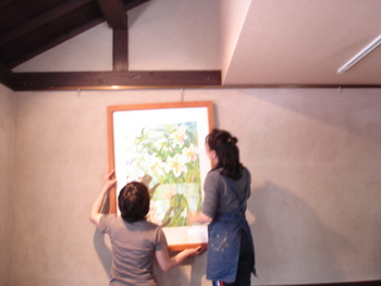 水無月展 店作り開始