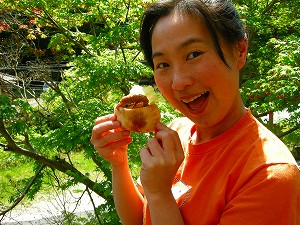 山の景色と共に。。