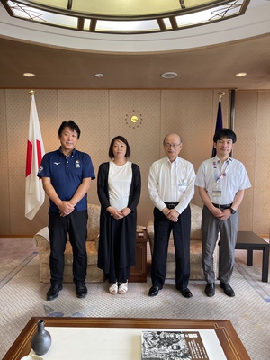 サルヴァドーレ草津市長表敬訪問 サルヴァドーレ草津市長表敬訪問