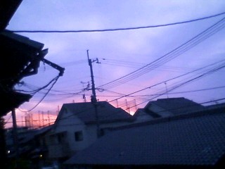 夕焼け!