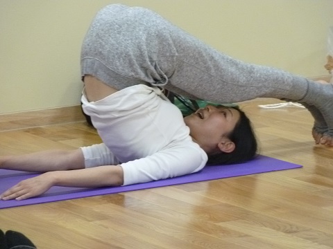 ヨガ教室が開かれました ヨガ教室が開かれました