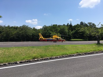 滋賀県防災ヘリコプター「琵琶」の訓練 （７／２０）