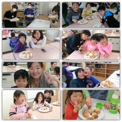 昨日は野洲の子供会の行事としてパン教室を開催しました～(*^^*)♪