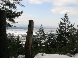 厳冬期高野山・明神山・白鹿背山