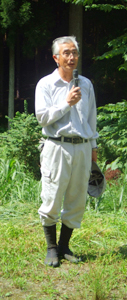 木の伐採見学と森の仕事体験① 木の伐採見学