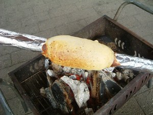 バームクーヘン作りに挑戦だっ♪その2