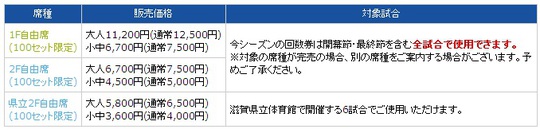 【チケット情報】GO!5(ゴー)!LAKES!回数券 販売本日まで!