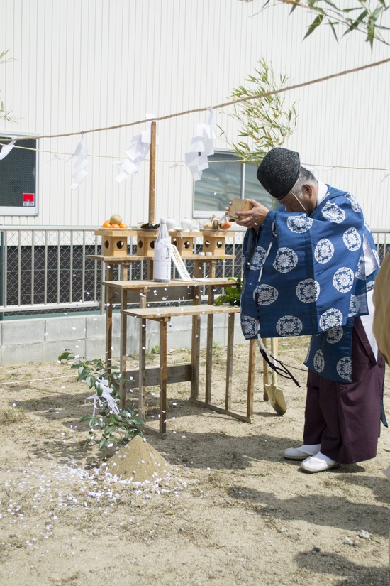 K様邸の地鎮祭♪ K様邸の地鎮祭♪
