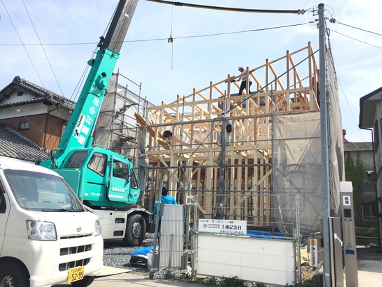 N様邸の上棟式! N様邸の上棟式!