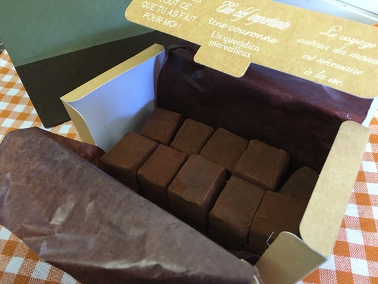 お洒落なチョコを頂きました! お洒落なチョコを頂きました!