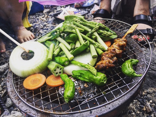 土山の川でBBQ〜! 土山の川でBBQ〜!