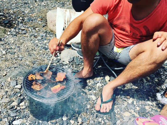 土山の川でBBQ〜! 土山の川でBBQ〜!