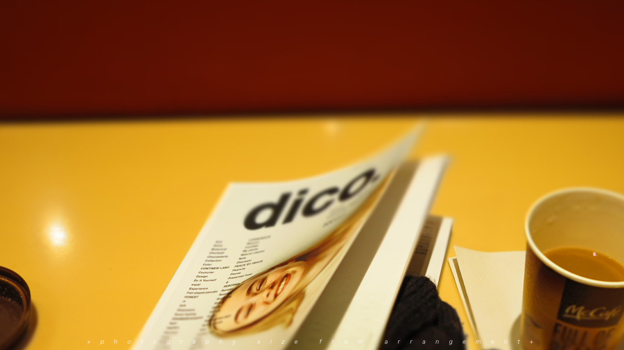 Canon PowerShot 作例 felissimo dico.夜Macでフェリシモ・dico.を...