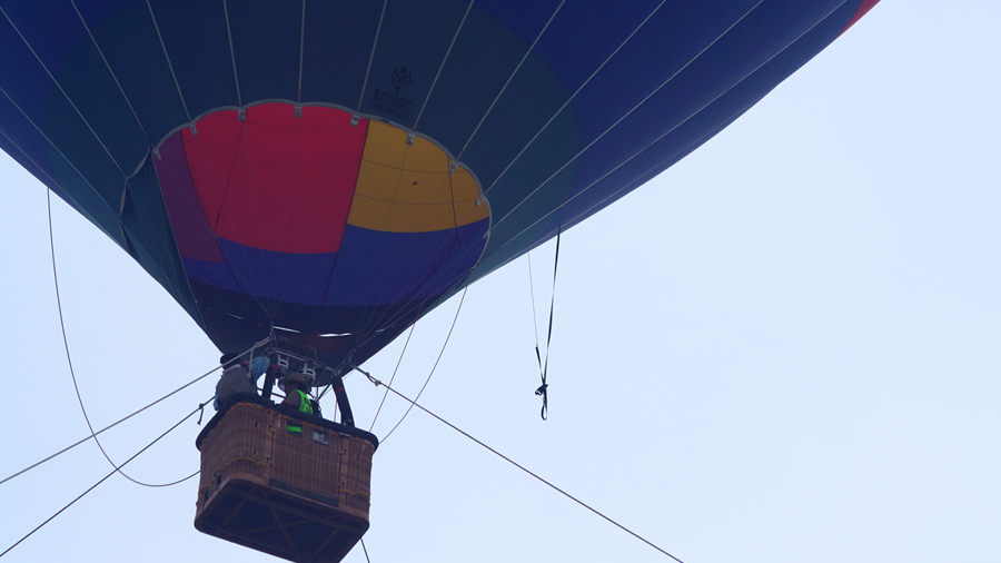 草津市 烏丸半島 熱気球 hot air balloon ride