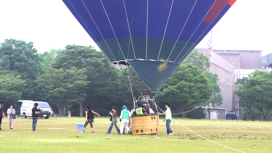 草津市 烏丸半島 熱気球 hot air balloon ride