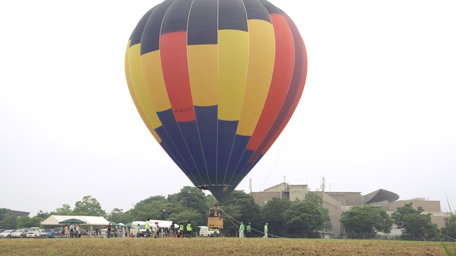 草津市 烏丸半島 熱気球 hot air balloon ride