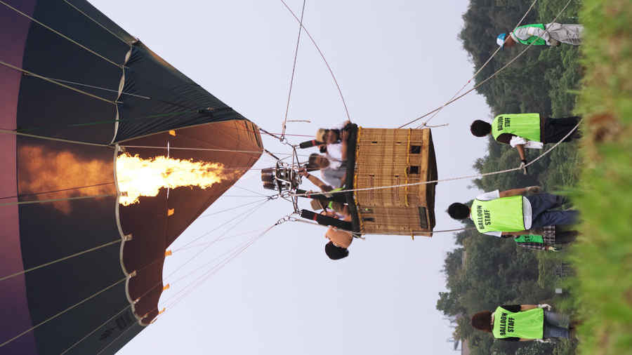草津市 烏丸半島 熱気球 hot air balloon ride