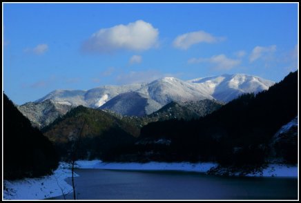 甲賀の雪景色